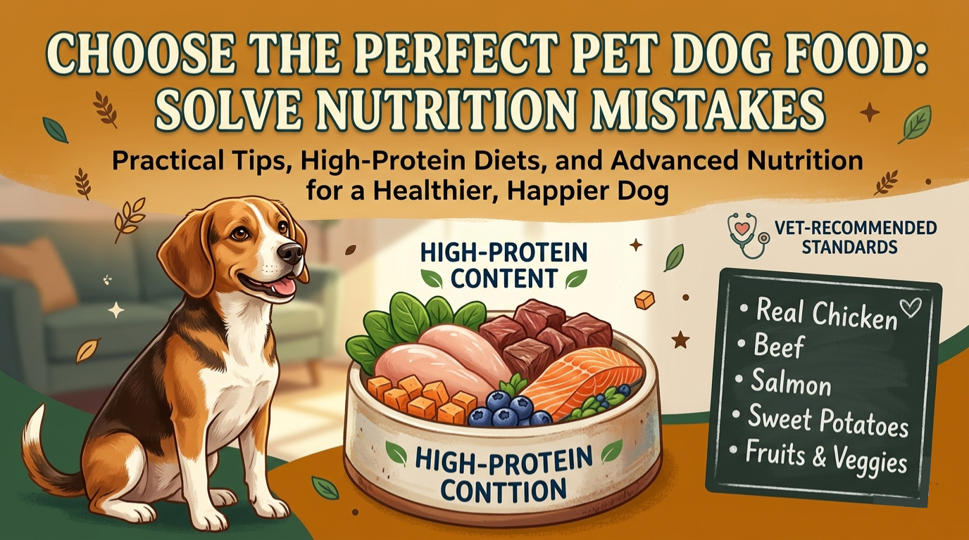 How to Choose the Perfect Pet Dog Food Solve Common Nutrition Mistakes Pet Owners Make