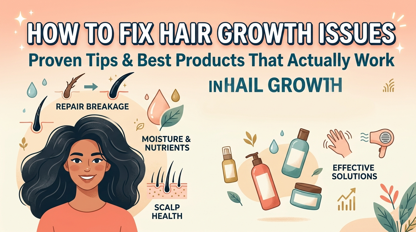 How to Fix Hair Growth Issues Best Products &amp; Proven Tips That Actually Work